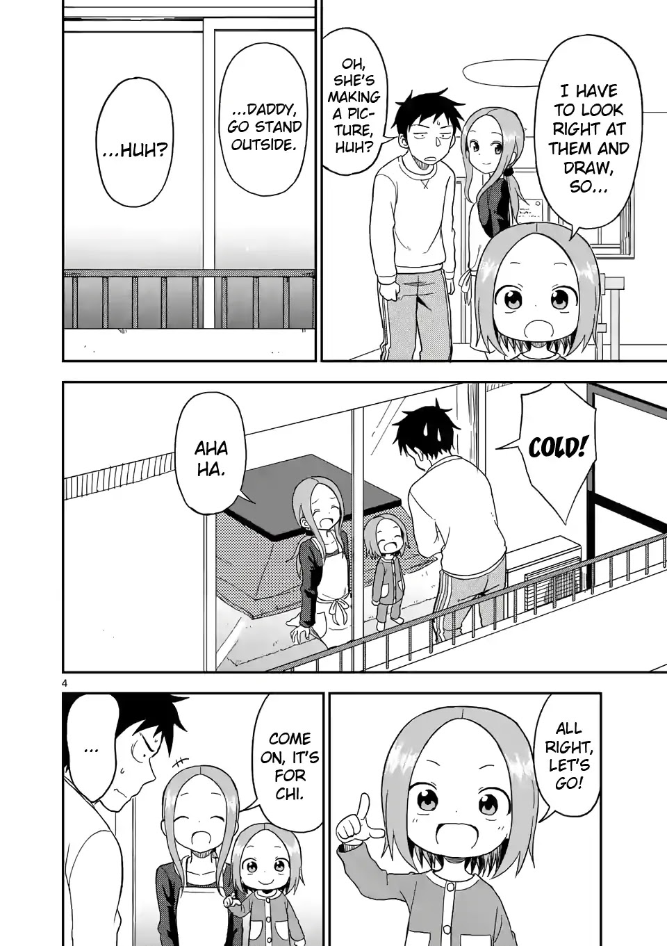 Karakai Jouzu no (Moto) Takagi-san Chapter 73 page 4 - Chapter 73