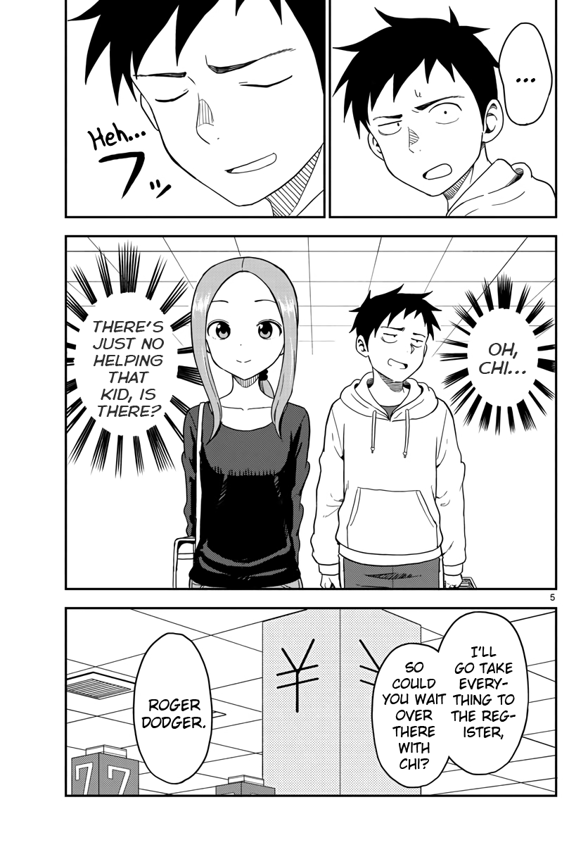 Karakai Jouzu no (Moto) Takagi-san Chapter 74.5 page 5 - Chapter 74.5