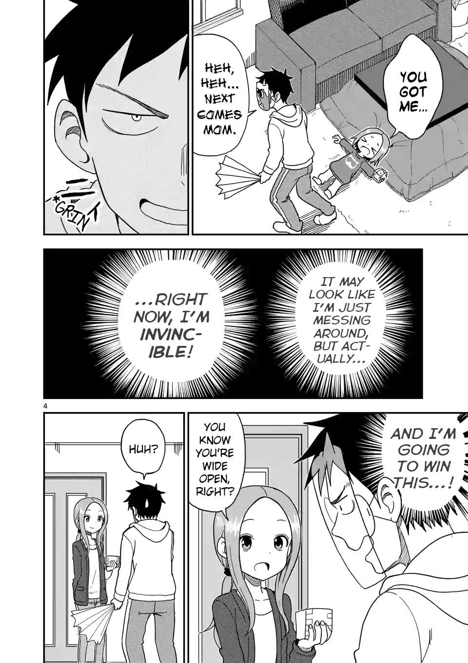 Karakai Jouzu no (Moto) Takagi-san Chapter 74 page 4 - Chapter 74