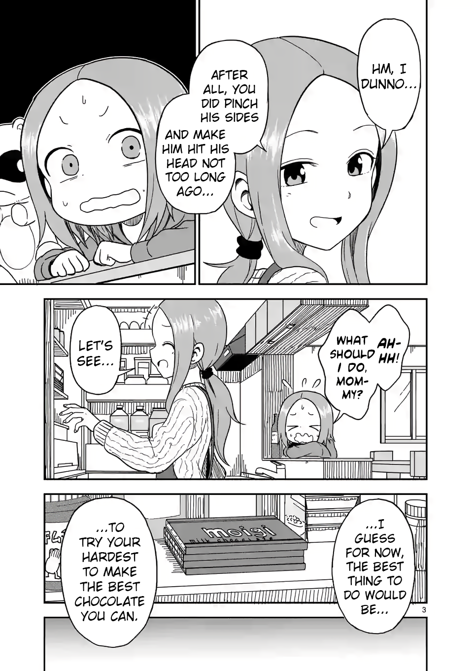 Karakai Jouzu no (Moto) Takagi-san Chapter 75 page 3 - Chapter 75
