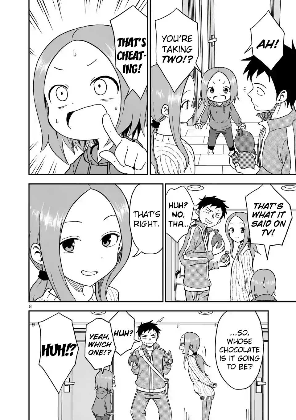 Karakai Jouzu no (Moto) Takagi-san Chapter 75 page 8 - Chapter 75
