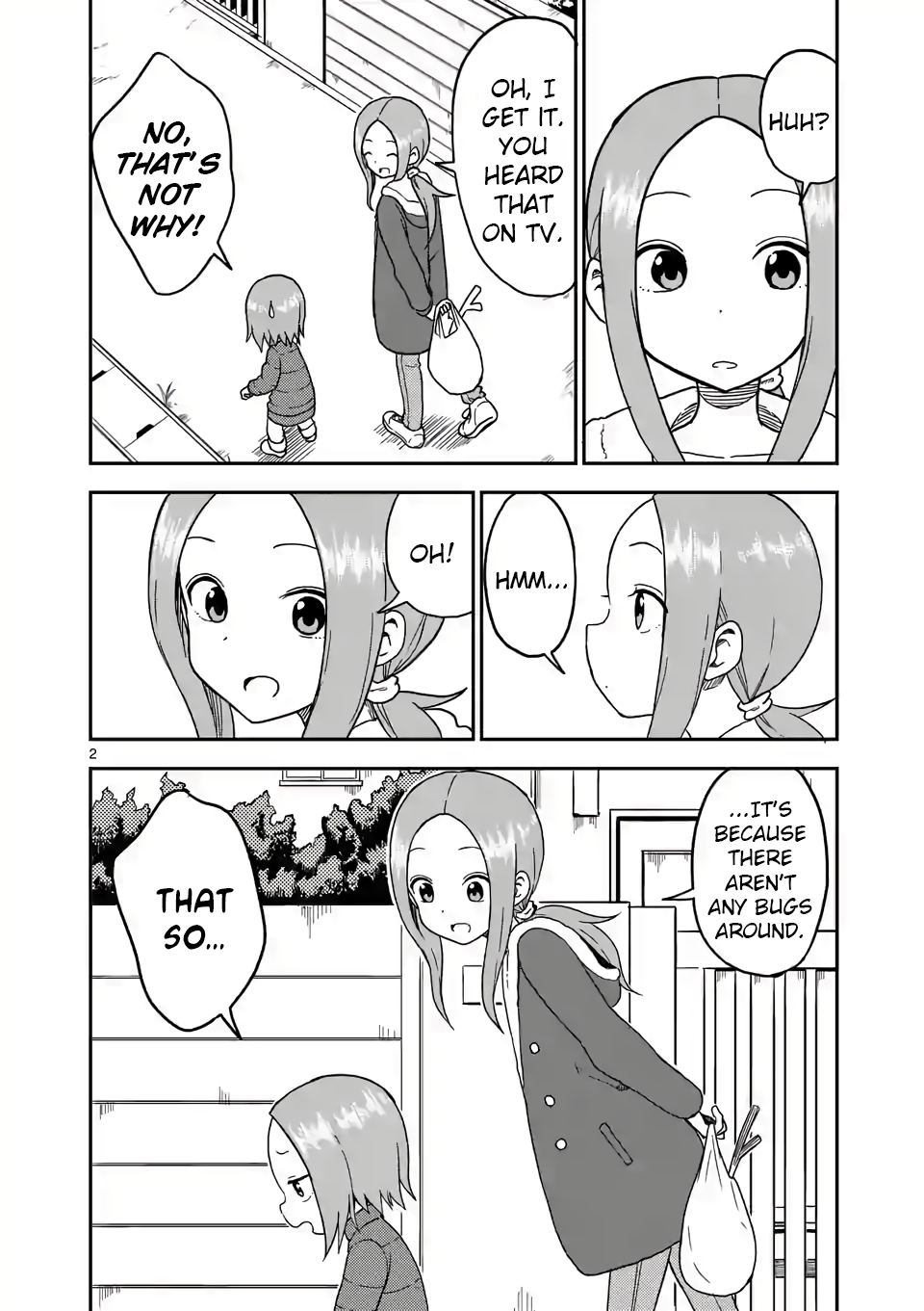 Karakai Jouzu no (Moto) Takagi-san Chapter 76 page 2 - Chapter 76