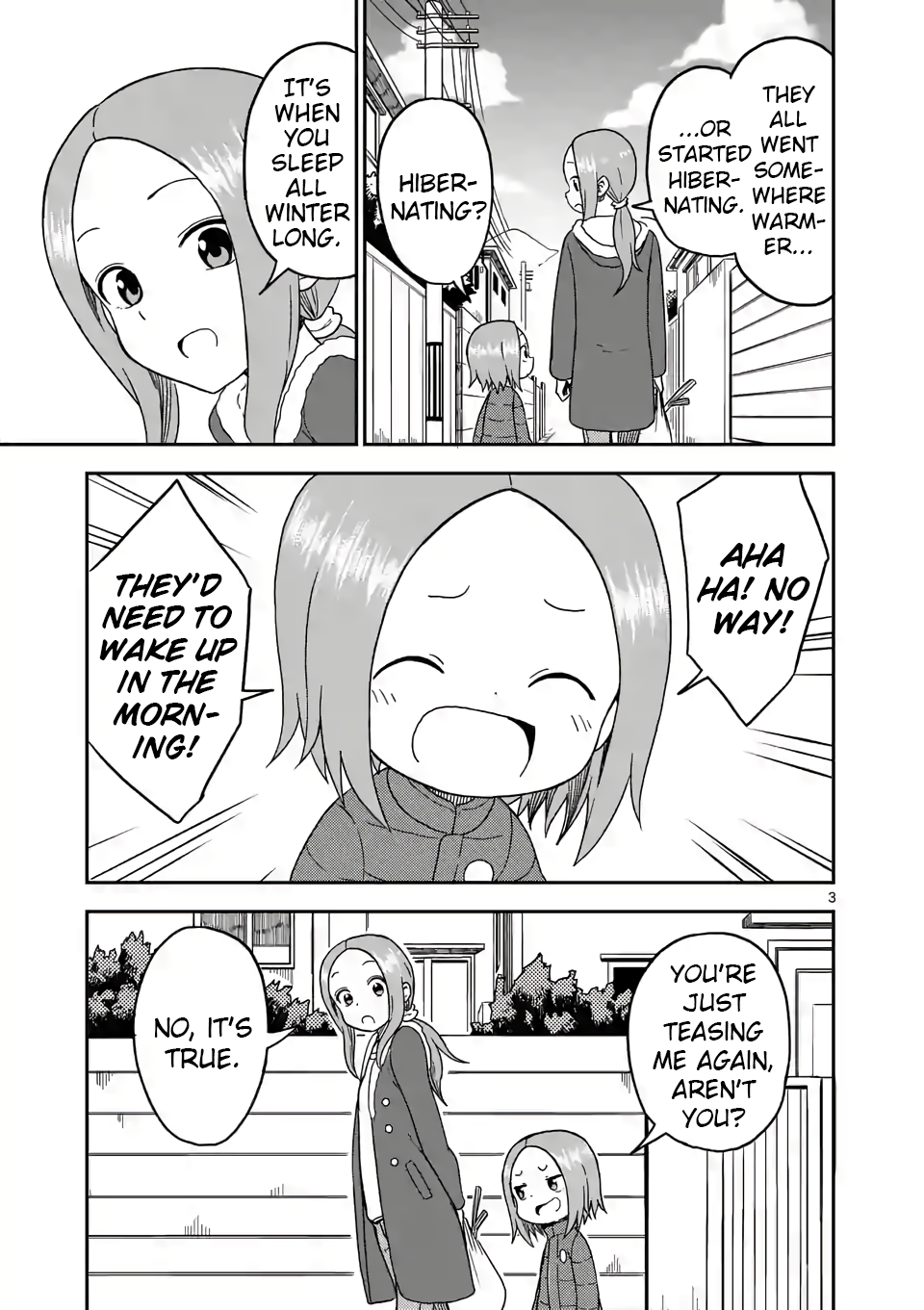 Karakai Jouzu no (Moto) Takagi-san Chapter 76 page 3 - Chapter 76