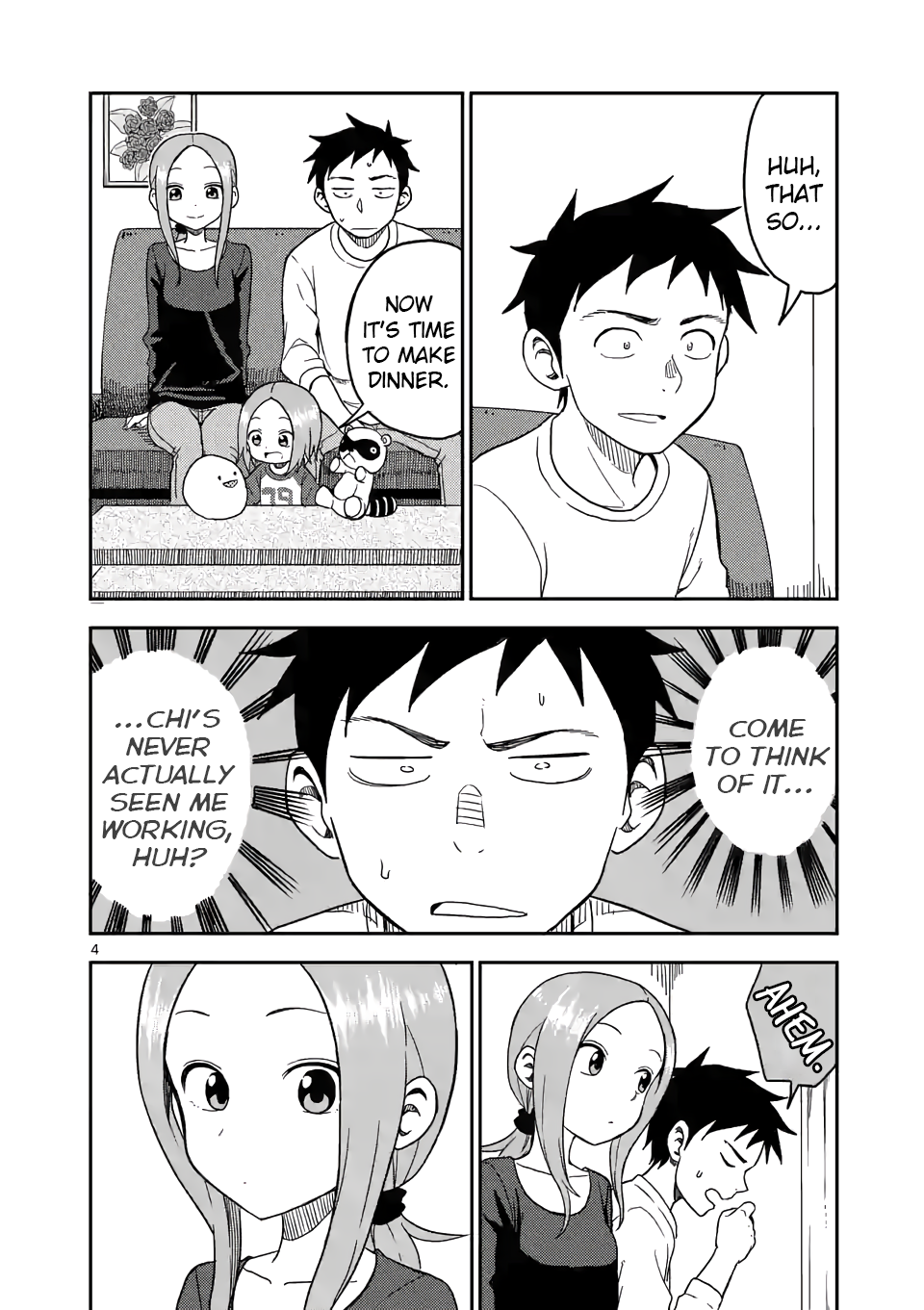 Karakai Jouzu no (Moto) Takagi-san Chapter 79 page 4 - Chapter 79