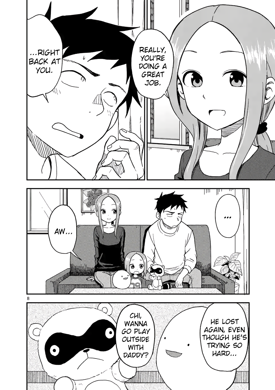 Karakai Jouzu no (Moto) Takagi-san Chapter 79 page 8 - Chapter 79