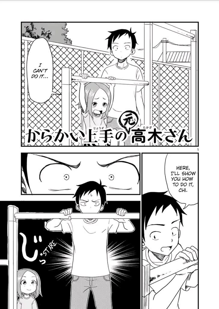 Karakai Jouzu no (Moto) Takagi-san Chapter 8 page 1 - Chapter 8