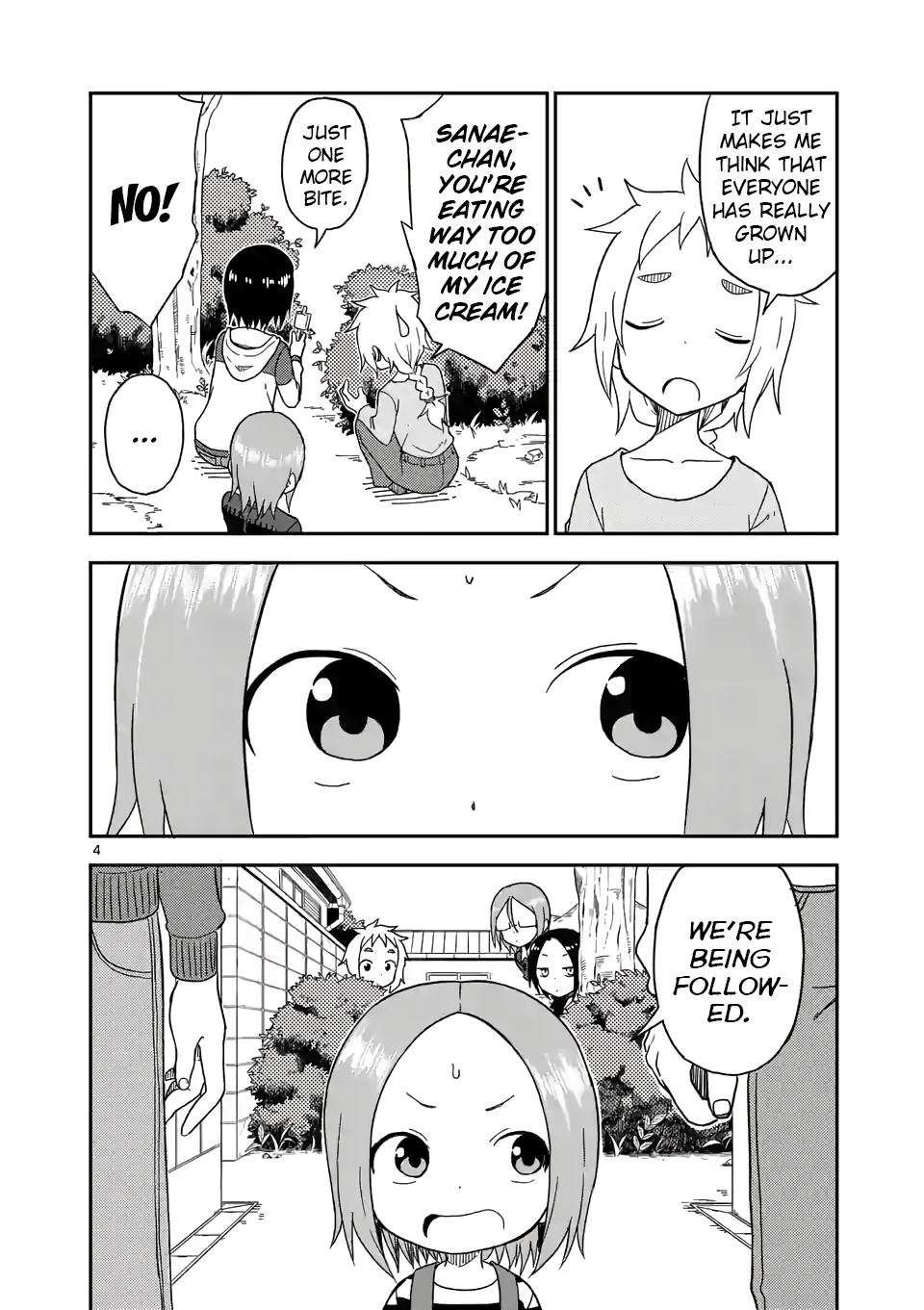 Karakai Jouzu no (Moto) Takagi-san Chapter 80 page 4 - Chapter 80