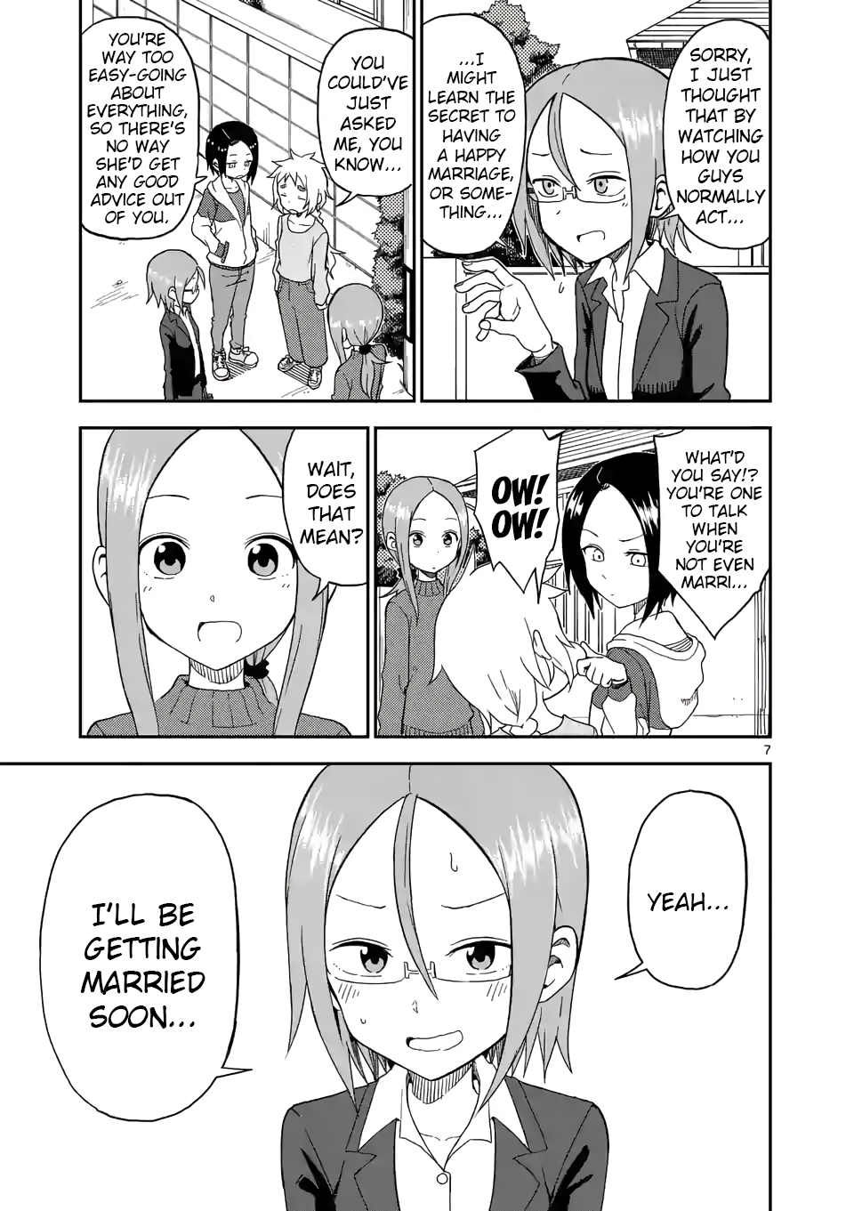 Karakai Jouzu no (Moto) Takagi-san Chapter 80 page 7 - Chapter 80