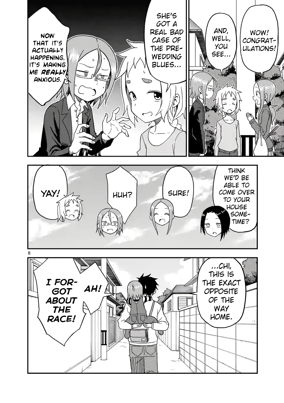Karakai Jouzu no (Moto) Takagi-san Chapter 80 page 8 - Chapter 80