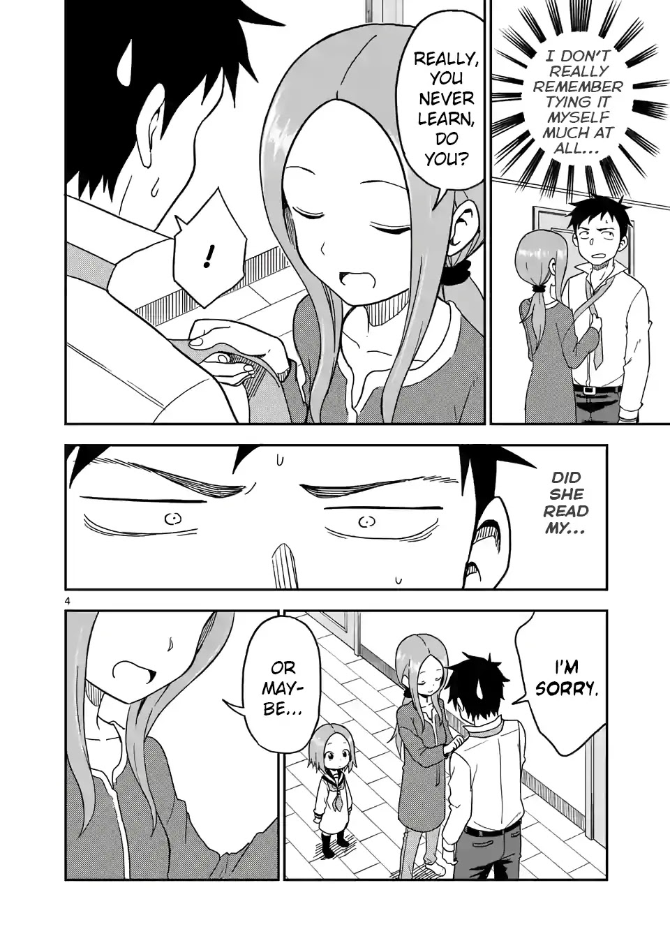 Karakai Jouzu no (Moto) Takagi-san Chapter 81 page 4 - Chapter 81
