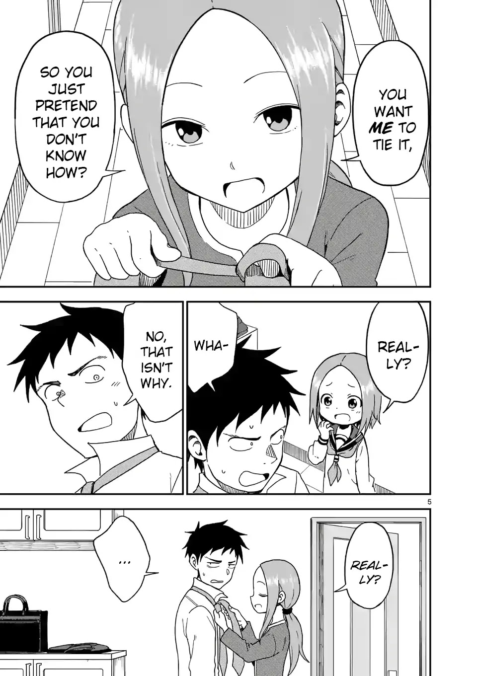 Karakai Jouzu no (Moto) Takagi-san Chapter 81 page 5 - Chapter 81