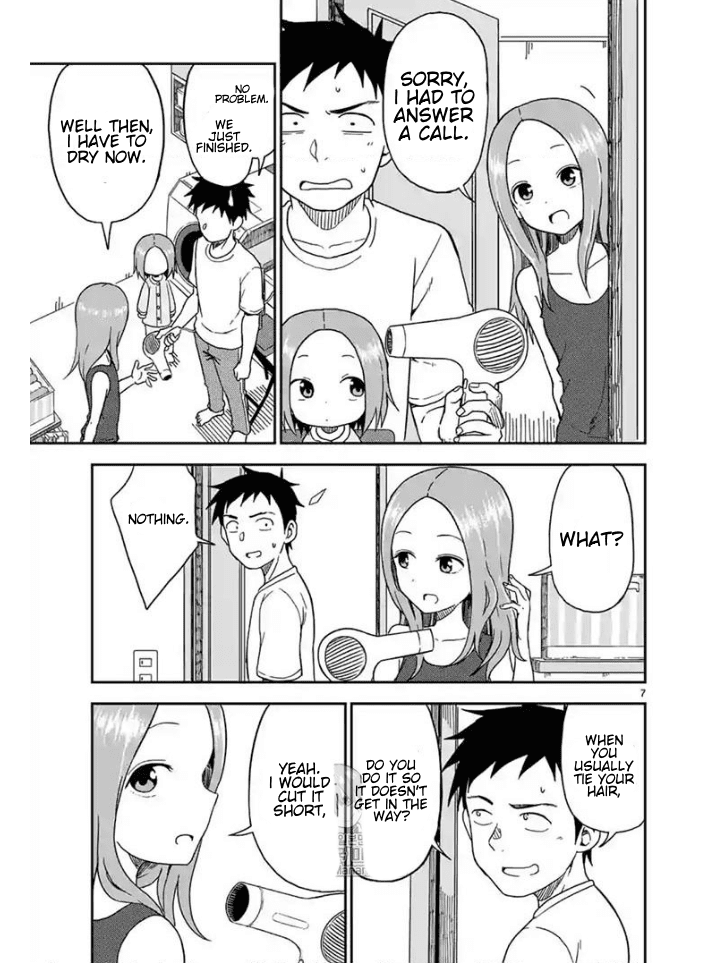 Karakai Jouzu no (Moto) Takagi-san Chapter 82 page 7 - Chapter 82