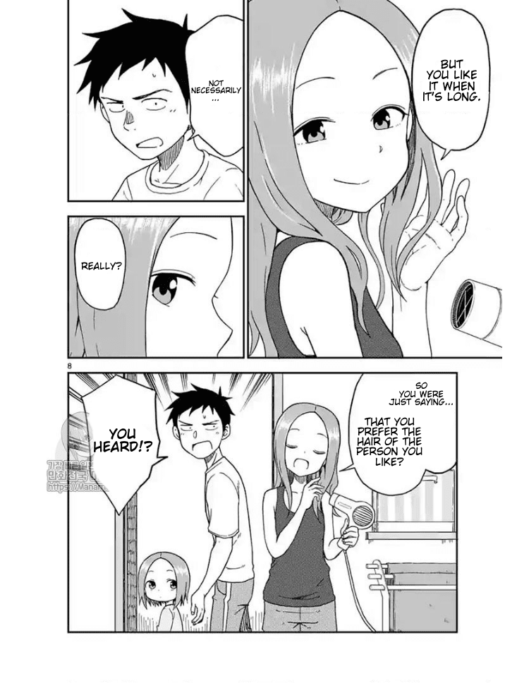 Karakai Jouzu no (Moto) Takagi-san Chapter 82 page 8 - Chapter 82