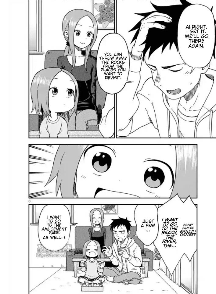 Karakai Jouzu no (Moto) Takagi-san Chapter 84 page 8 - Chapter 84