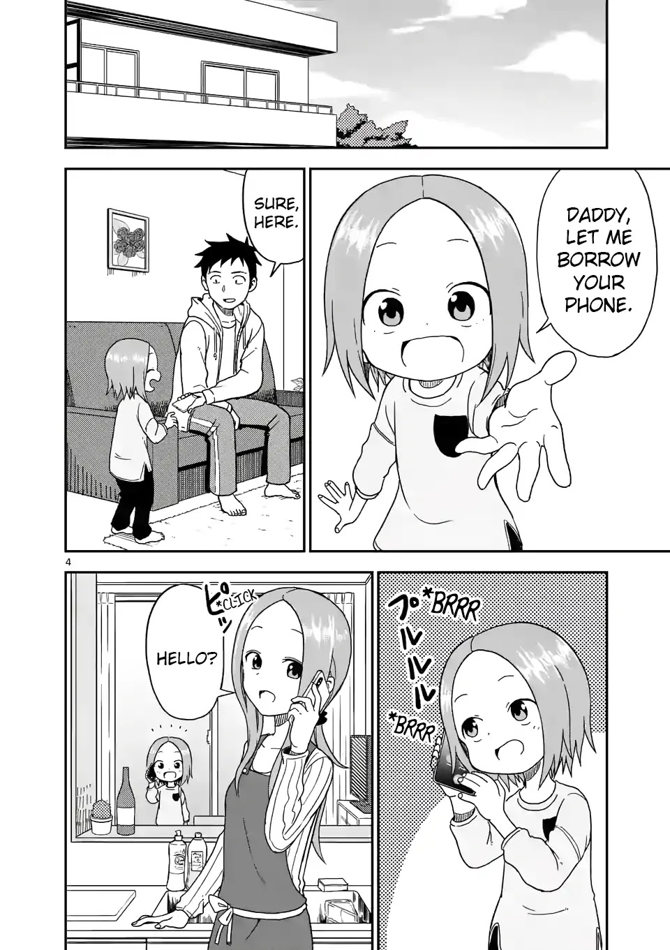 Karakai Jouzu no (Moto) Takagi-san Chapter 86 page 4 - Chapter 86
