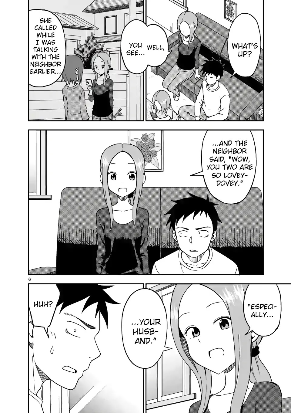 Karakai Jouzu no (Moto) Takagi-san Chapter 86 page 6 - Chapter 86