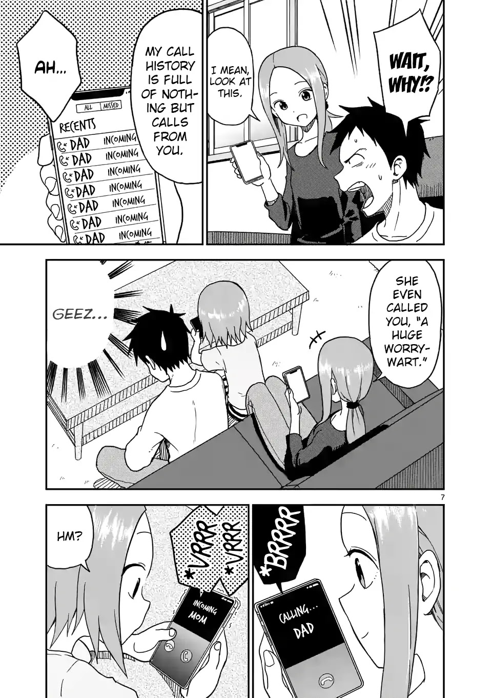 Karakai Jouzu no (Moto) Takagi-san Chapter 86 page 7 - Chapter 86