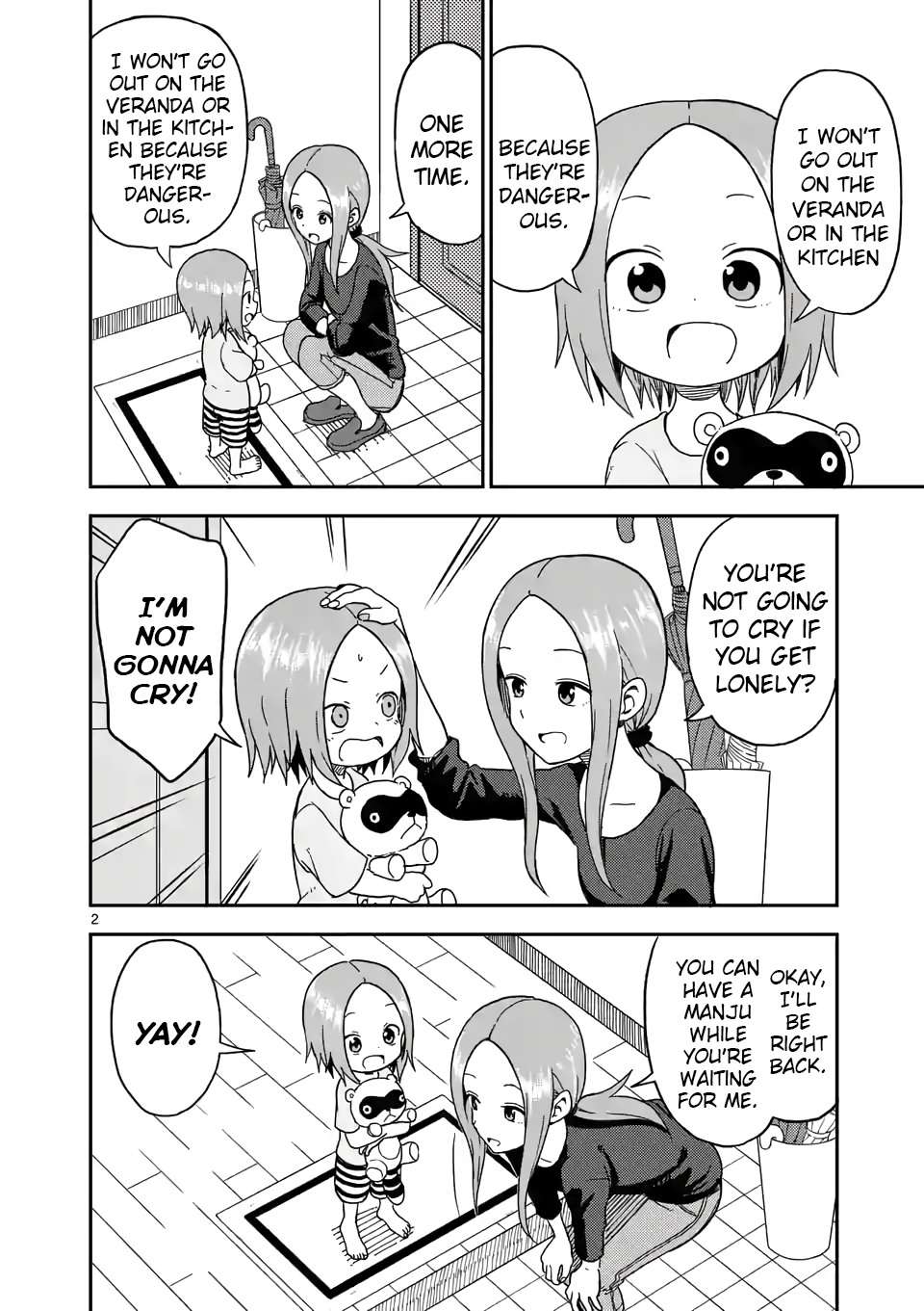 Karakai Jouzu no (Moto) Takagi-san Chapter 87 page 2 - Chapter 87