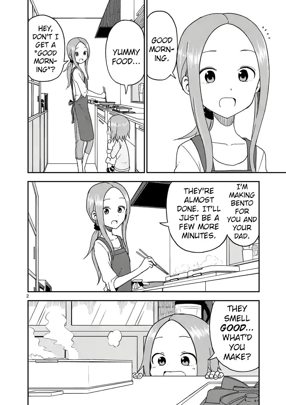 Karakai Jouzu no (Moto) Takagi-san Chapter 88 page 2 - Chapter 88