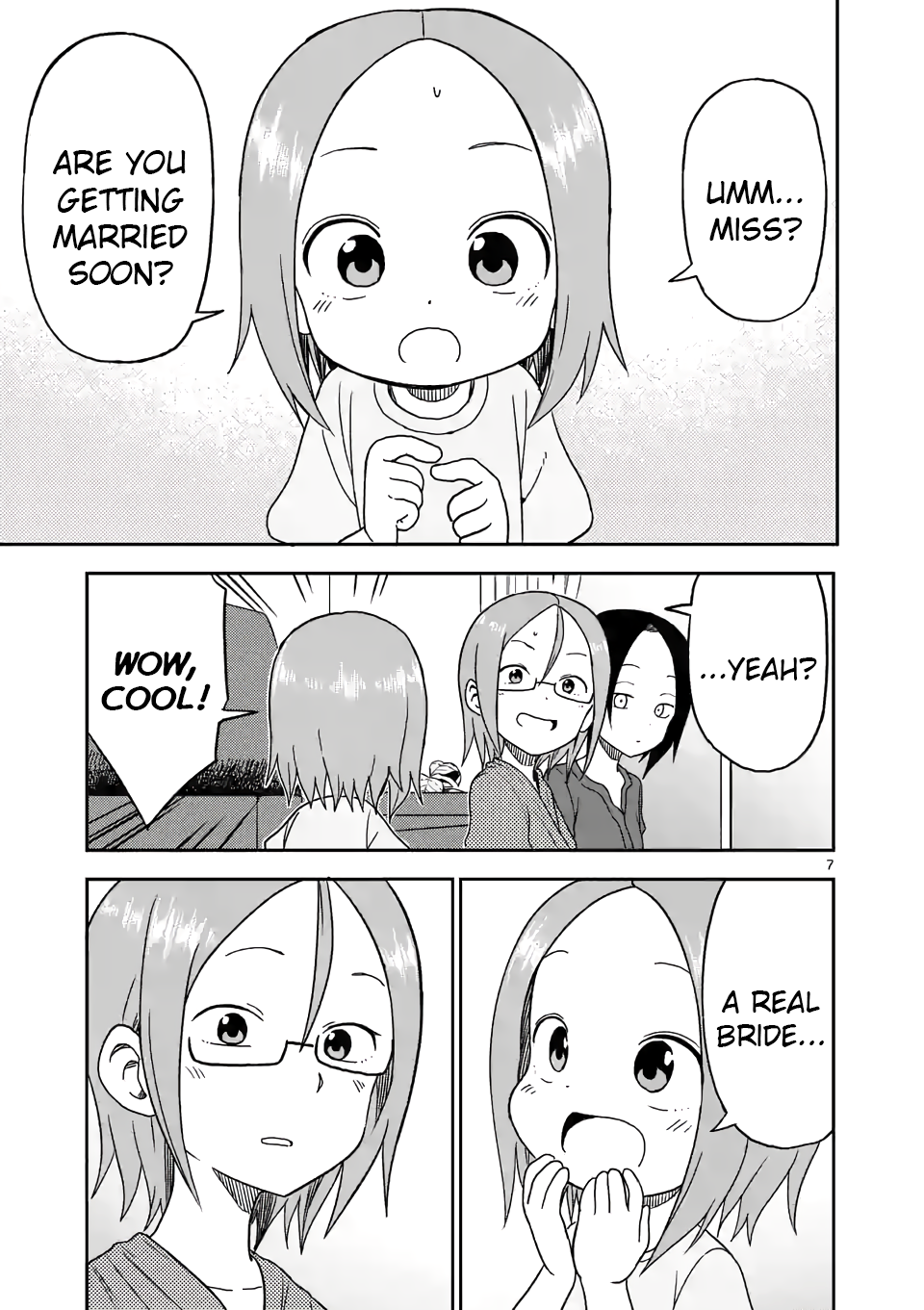 Karakai Jouzu no (Moto) Takagi-san Chapter 90 page 7 - Chapter 90