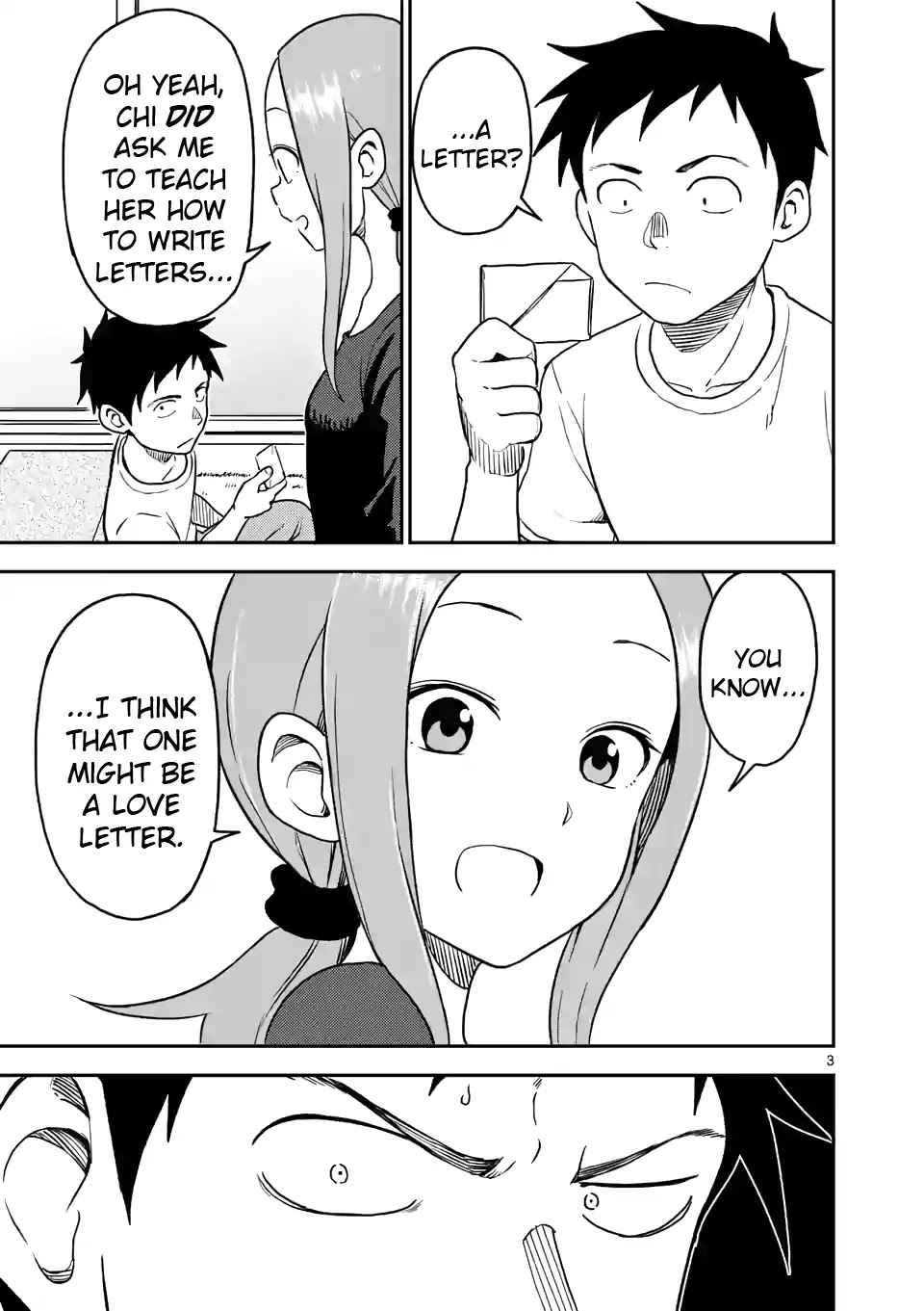 Karakai Jouzu no (Moto) Takagi-san Chapter 91 page 3 - Chapter 91