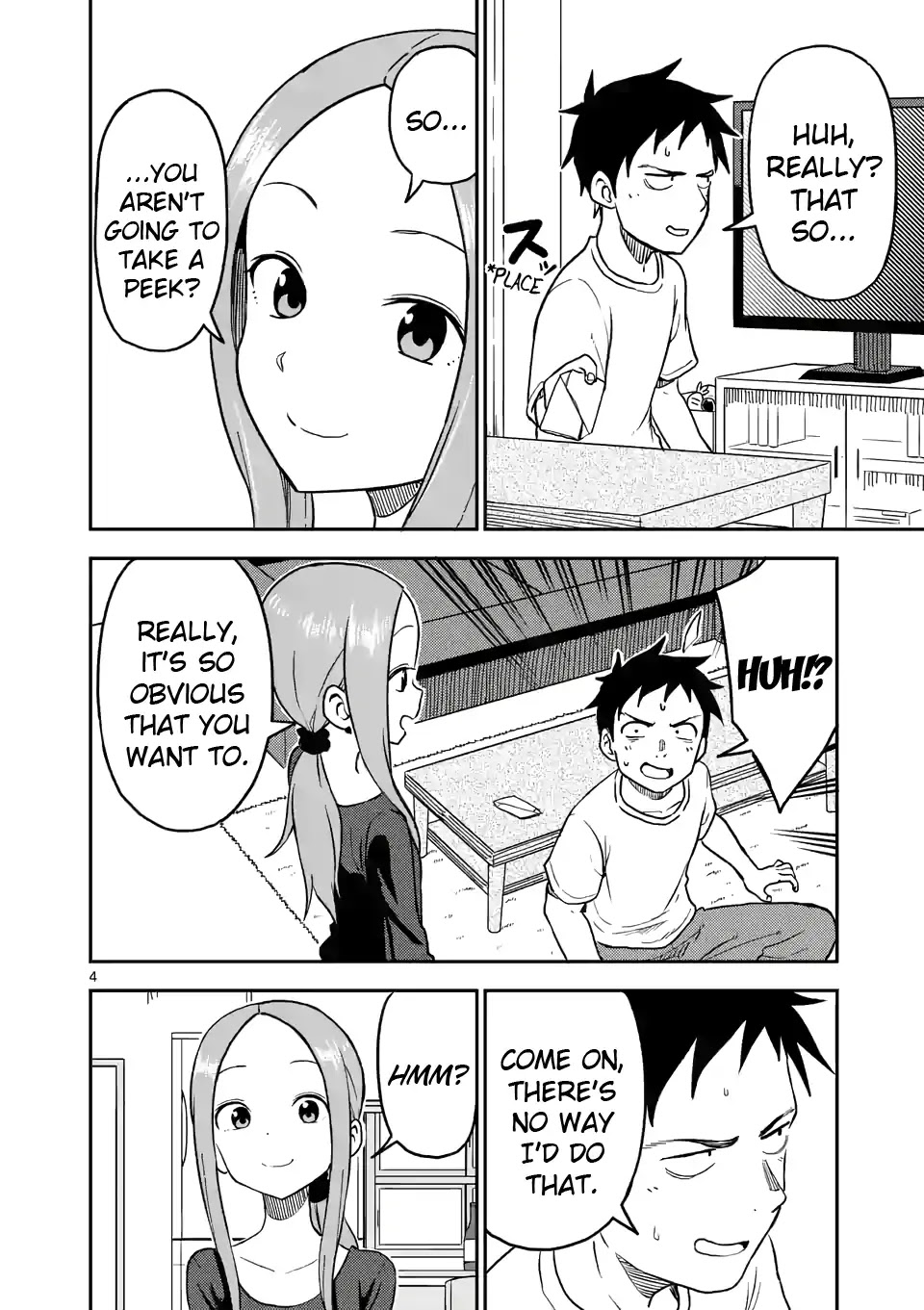 Karakai Jouzu no (Moto) Takagi-san Chapter 91 page 4 - Chapter 91