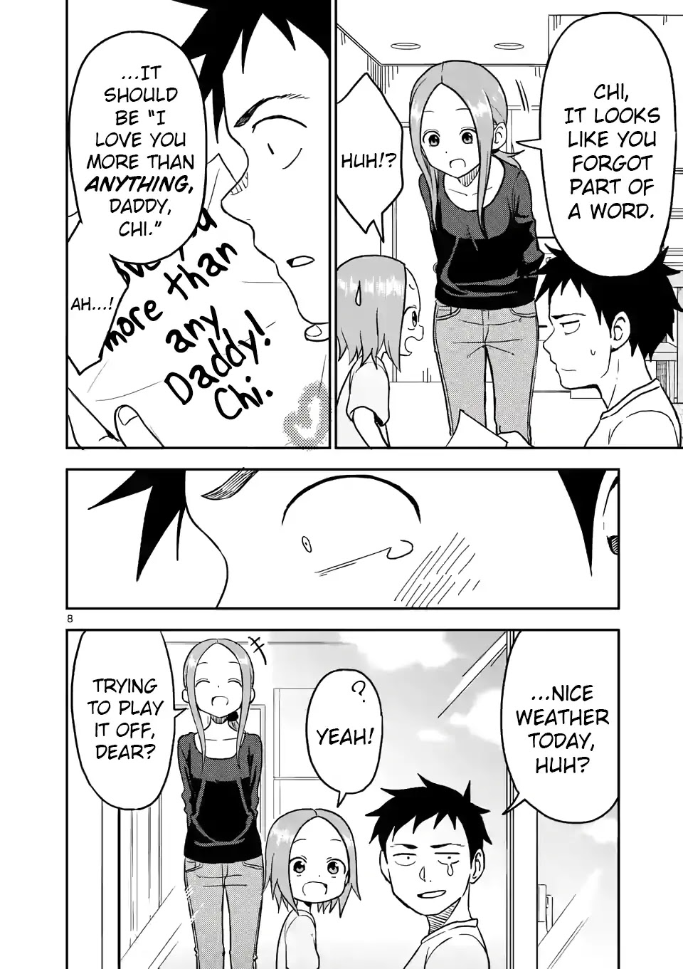 Karakai Jouzu no (Moto) Takagi-san Chapter 91 page 8 - Chapter 91