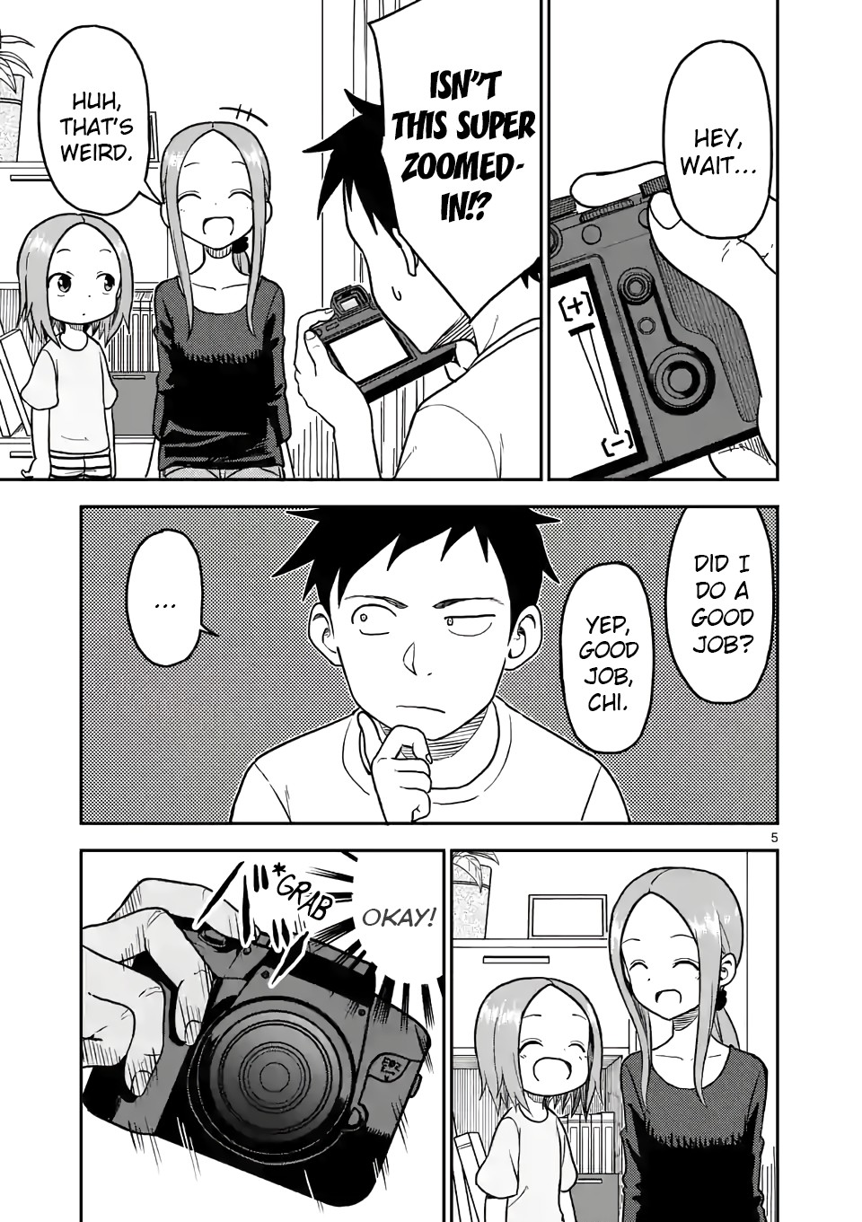 Karakai Jouzu no (Moto) Takagi-san Chapter 92 page 5 - Chapter 92