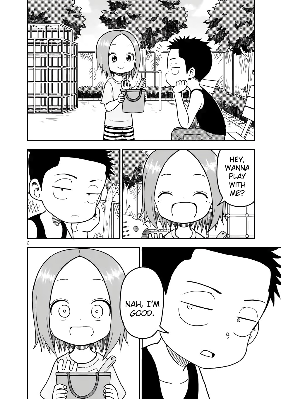 Karakai Jouzu no (Moto) Takagi-san Chapter 93 page 2 - Chapter 93