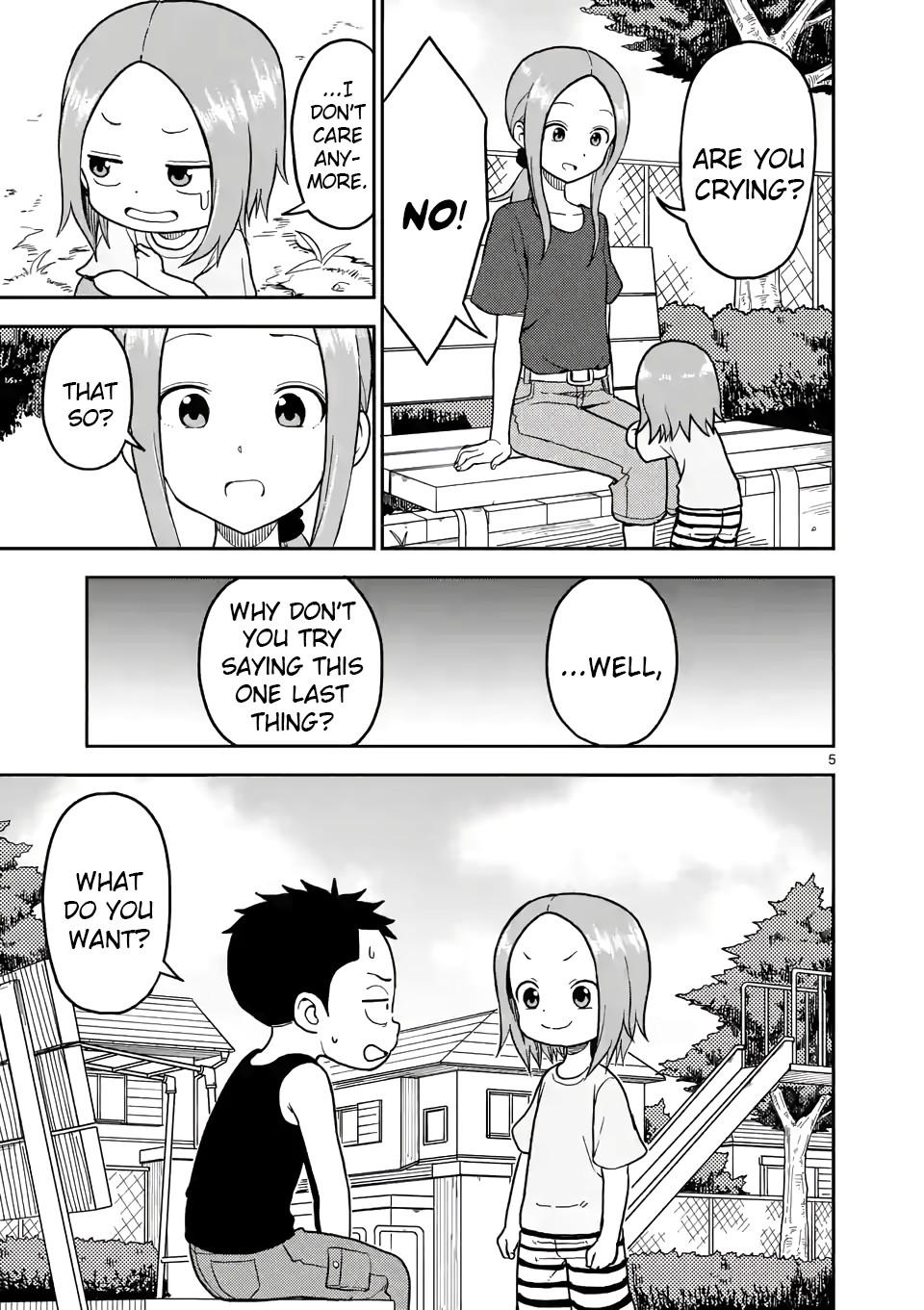 Karakai Jouzu no (Moto) Takagi-san Chapter 93 page 5 - Chapter 93