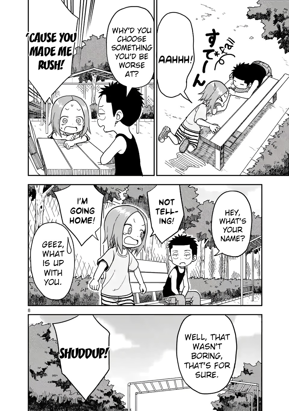 Karakai Jouzu no (Moto) Takagi-san Chapter 93 page 8 - Chapter 93