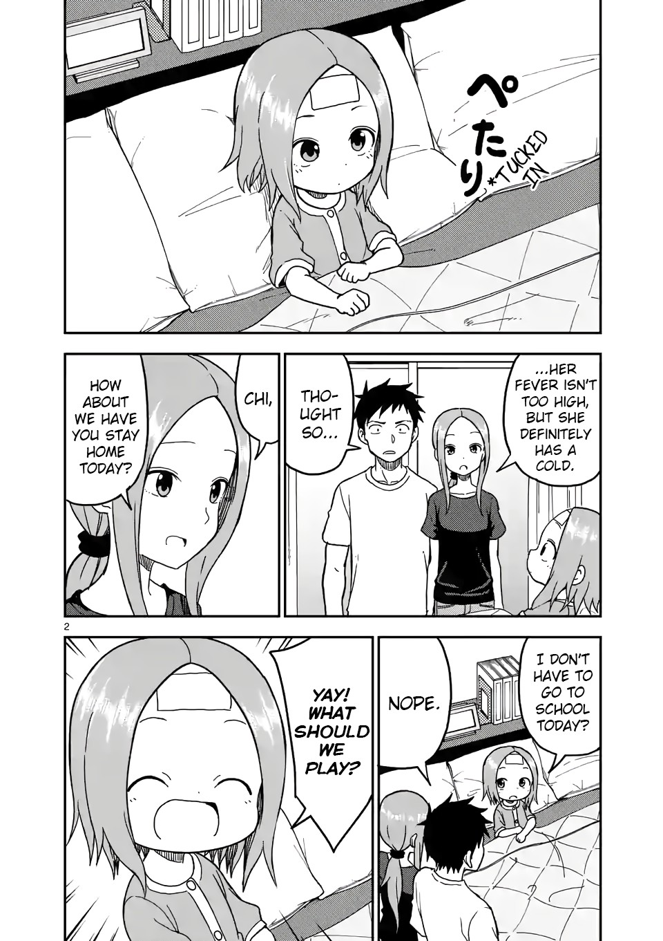 Karakai Jouzu no (Moto) Takagi-san Chapter 95 page 2 - Chapter 95