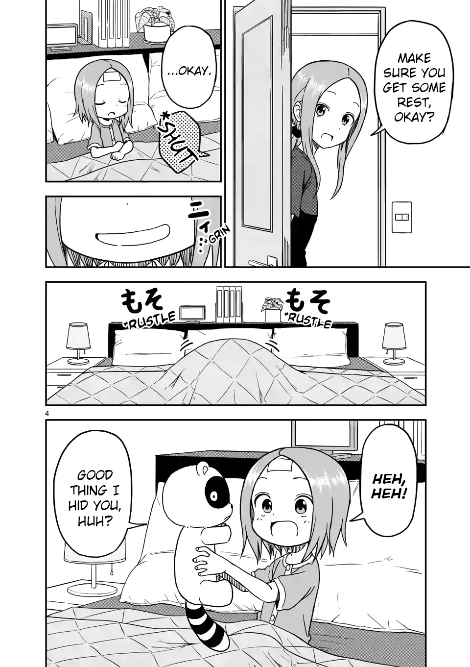 Karakai Jouzu no (Moto) Takagi-san Chapter 95 page 4 - Chapter 95