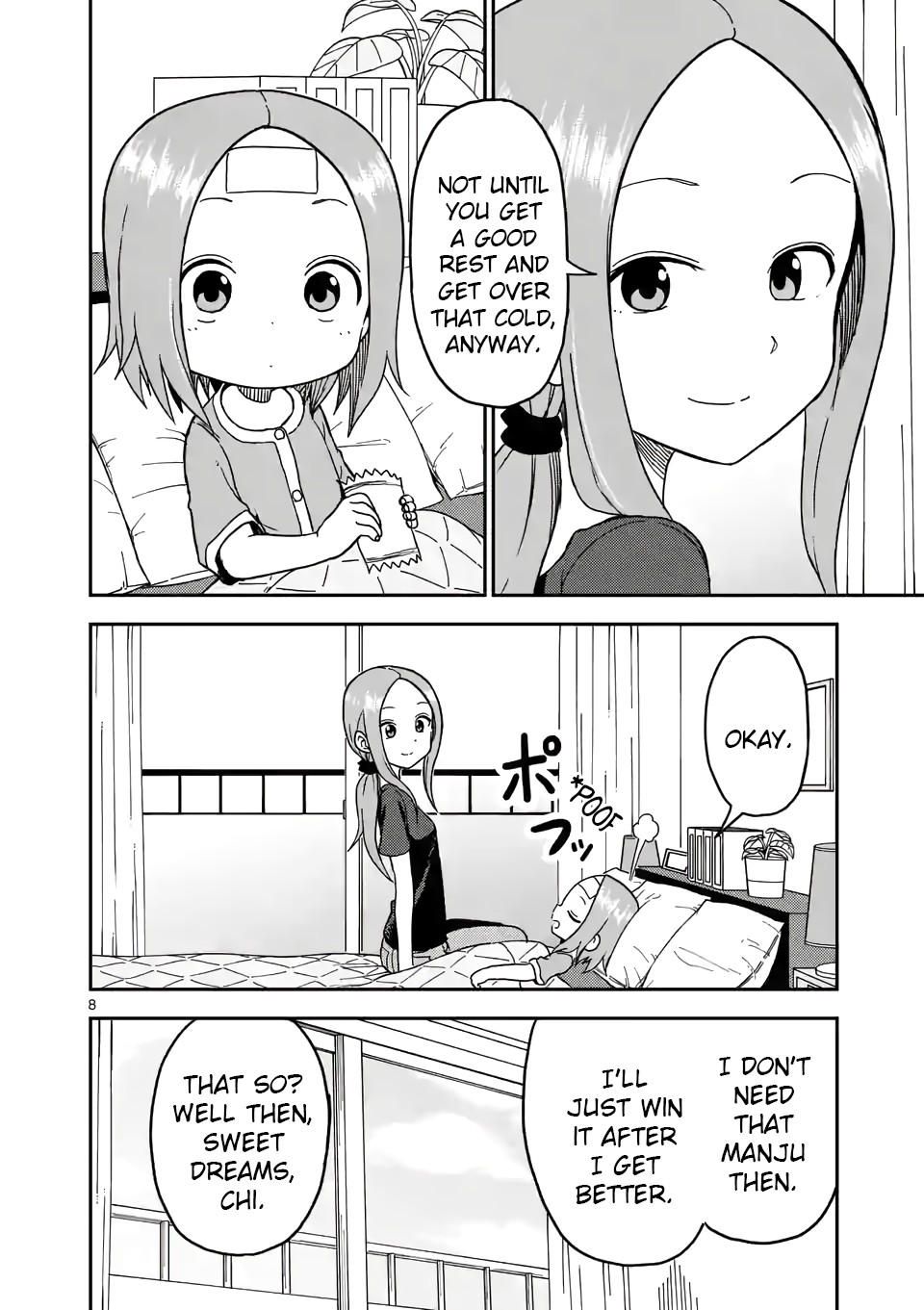 Karakai Jouzu no (Moto) Takagi-san Chapter 95 page 8 - Chapter 95