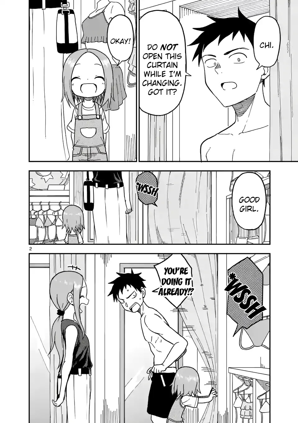 Karakai Jouzu no (Moto) Takagi-san Chapter 96 page 2 - Chapter 96