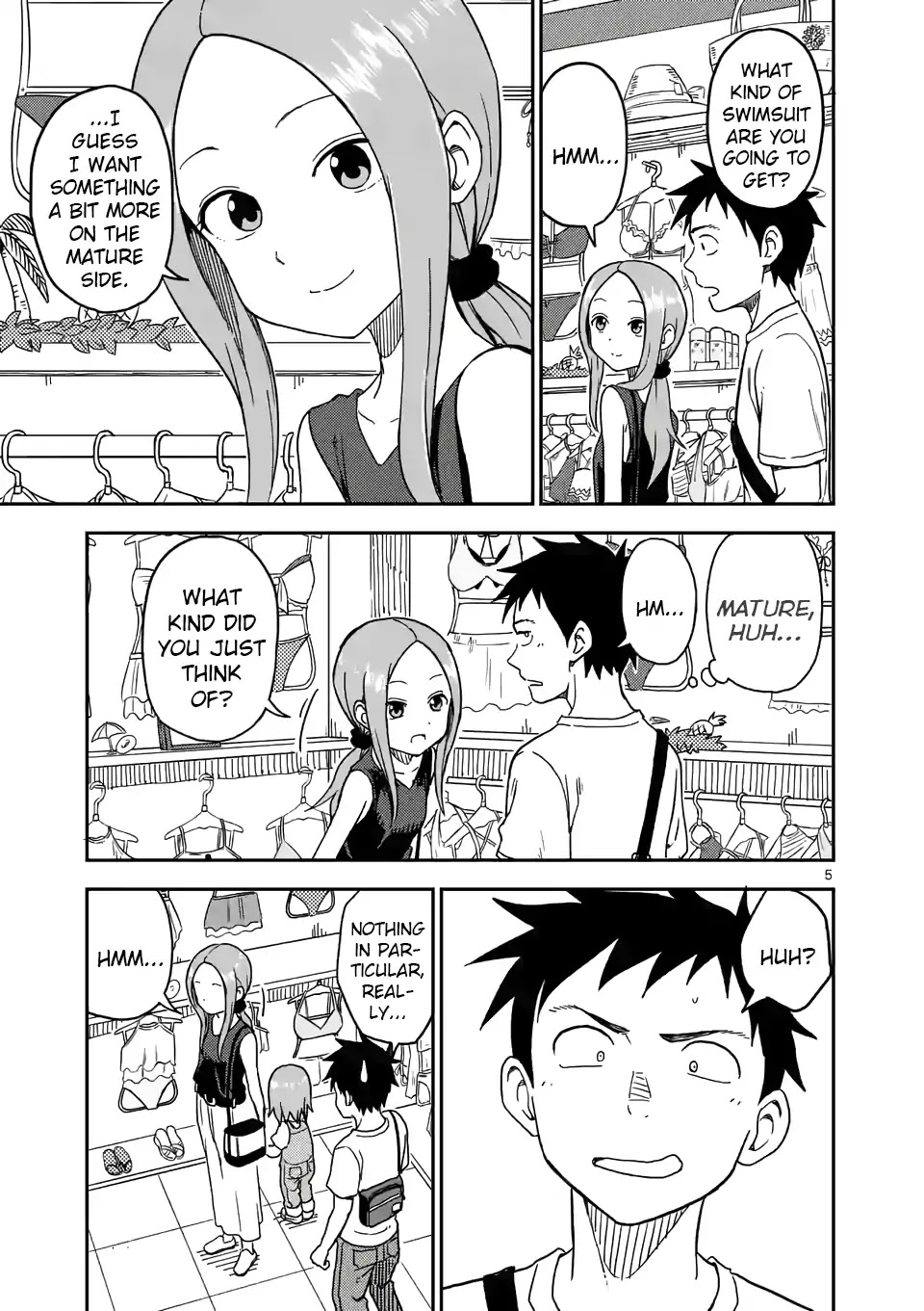 Karakai Jouzu no (Moto) Takagi-san Chapter 96 page 5 - Chapter 96