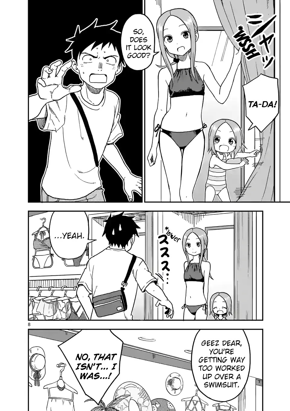 Karakai Jouzu no (Moto) Takagi-san Chapter 96 page 8 - Chapter 96