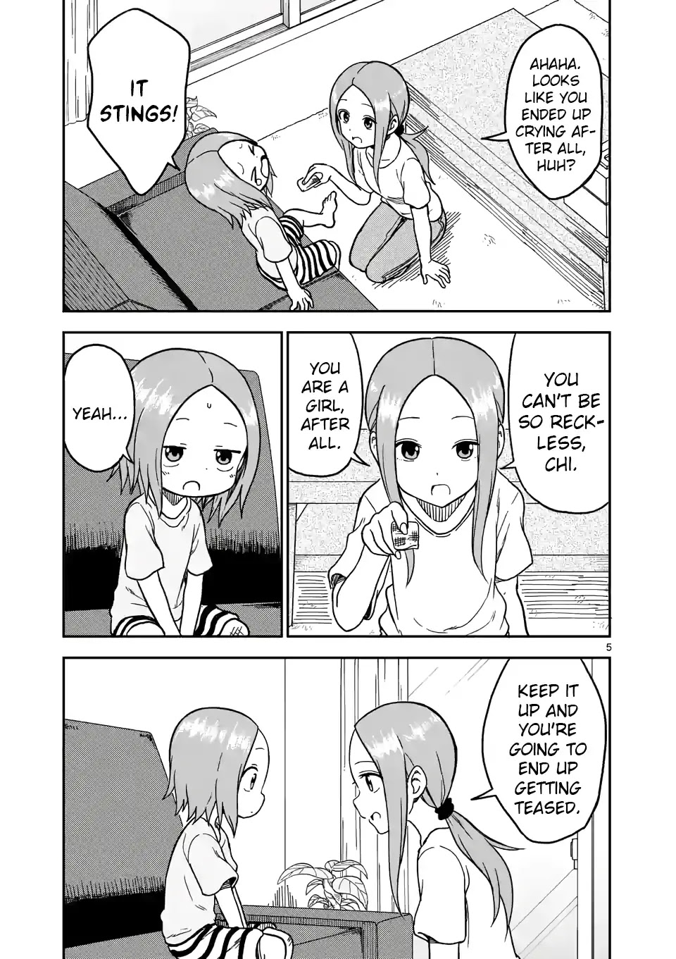 Karakai Jouzu no (Moto) Takagi-san Chapter 97 page 5 - Chapter 97