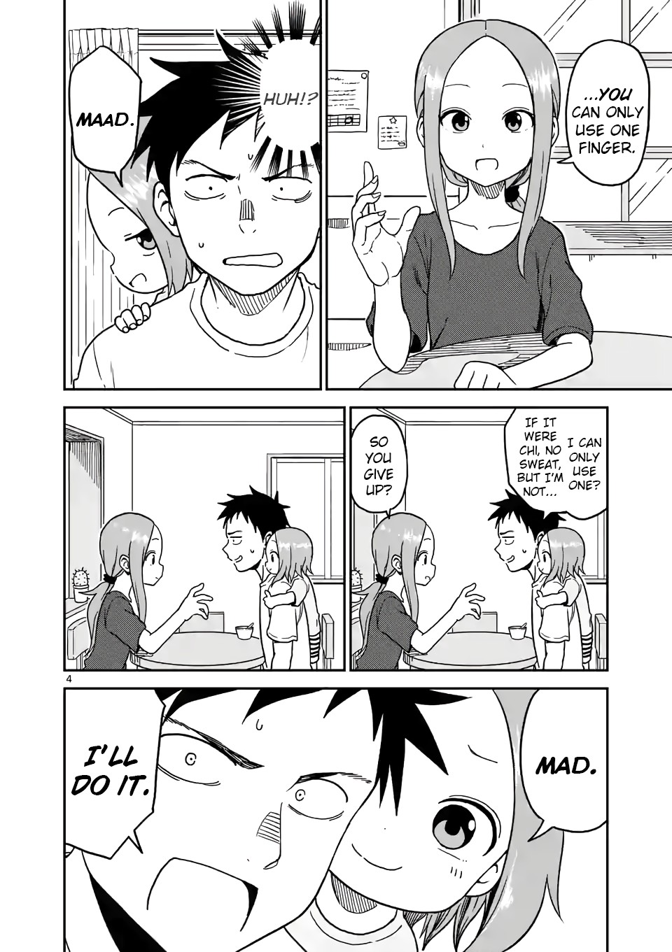 Karakai Jouzu no (Moto) Takagi-san Chapter 98 page 4 - Chapter 98