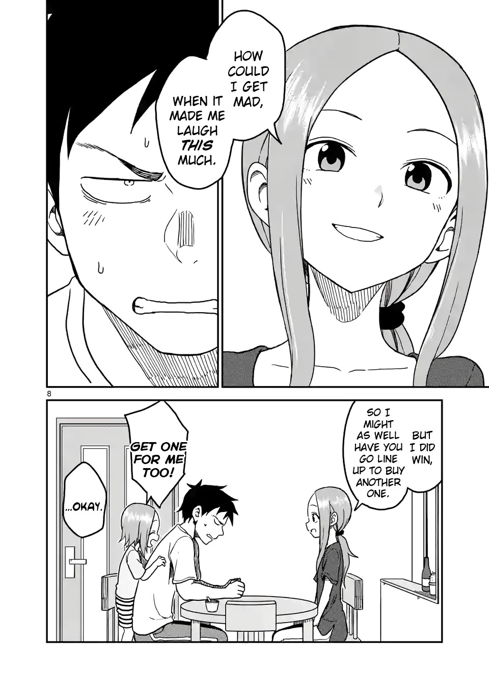 Karakai Jouzu no (Moto) Takagi-san Chapter 98 page 8 - Chapter 98
