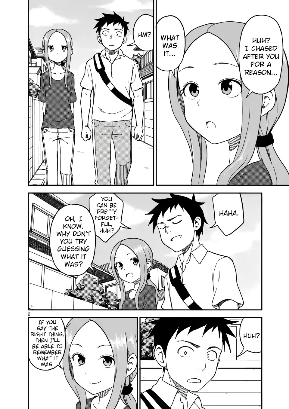 Karakai Jouzu no (Moto) Takagi-san Chapter 99 page 2 - Chapter 99