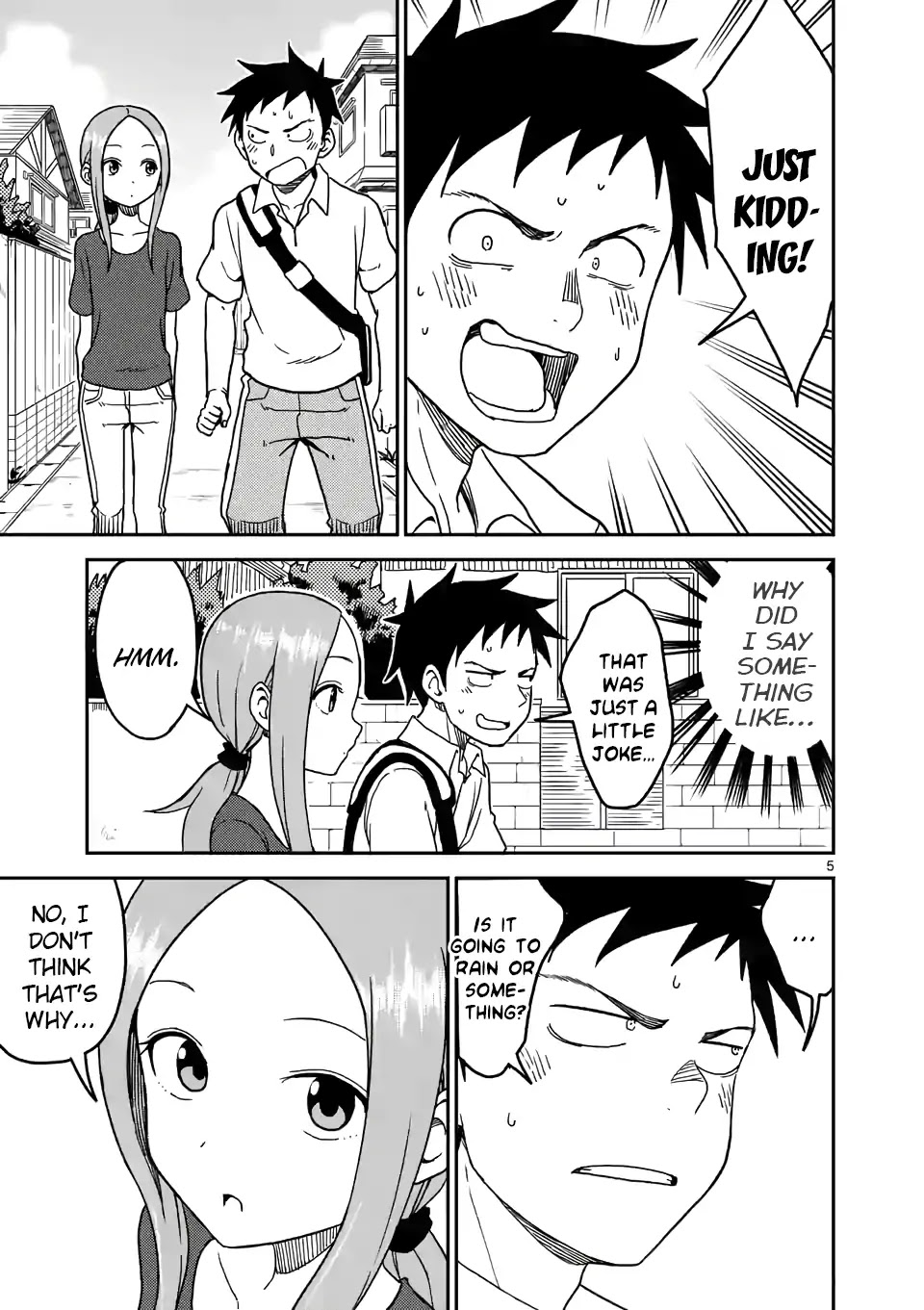 Karakai Jouzu no (Moto) Takagi-san Chapter 99 page 5 - Chapter 99