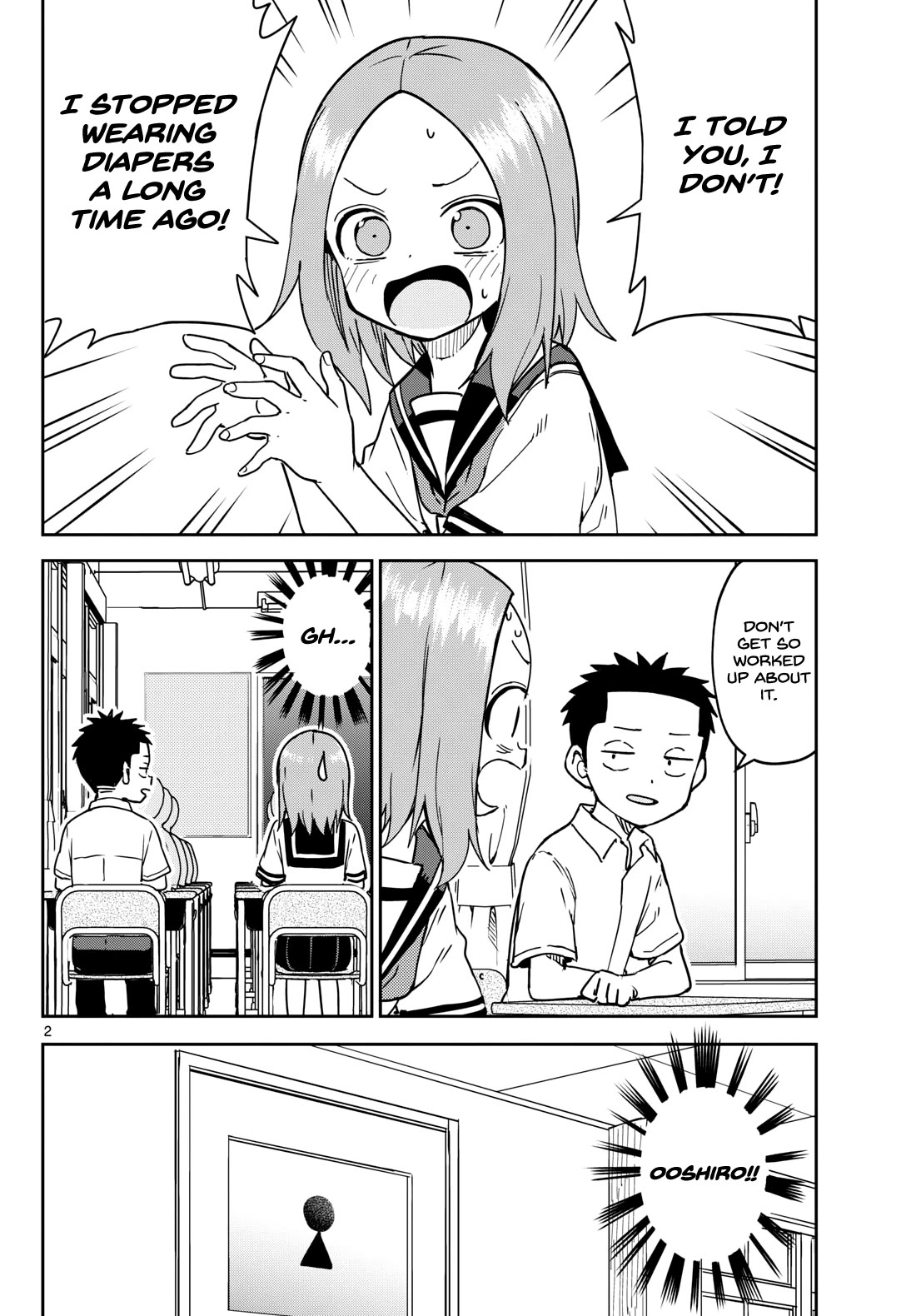 Karakai Jouzu (?) no Nishikata-san Chapter 4 page 2 - Chapter 4: Funny Face