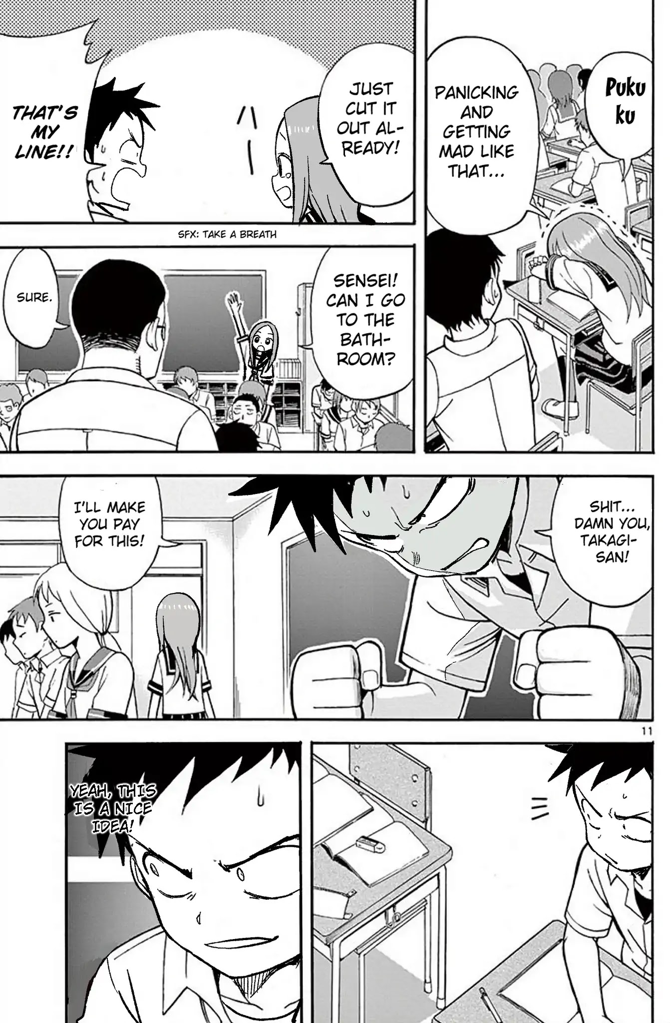Karakai Jouzu no Takagi-san Chapter 1 page 10 - Chapter 1: Eraser