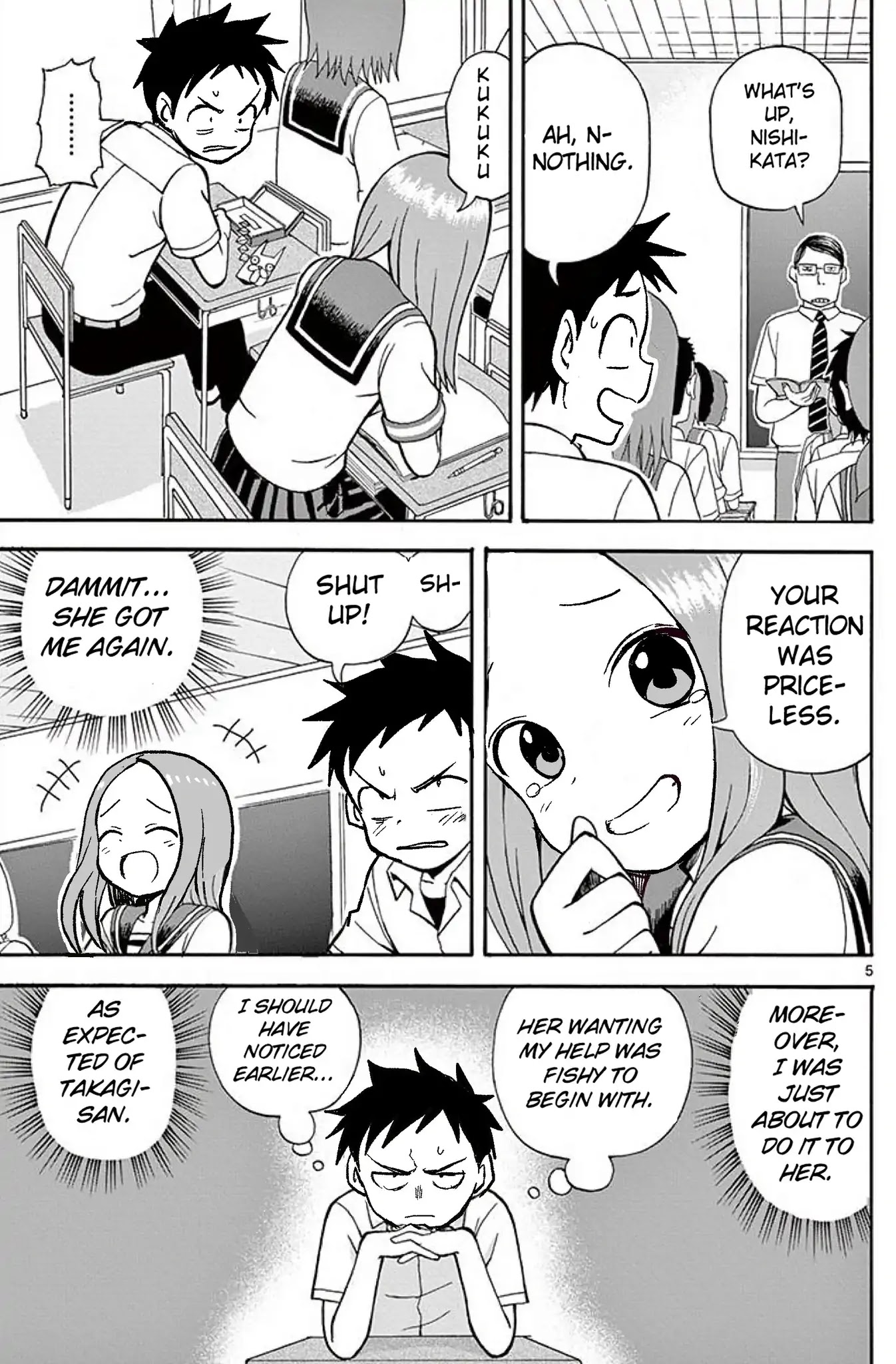 Karakai Jouzu no Takagi-san Chapter 1 page 4 - Chapter 1: Eraser