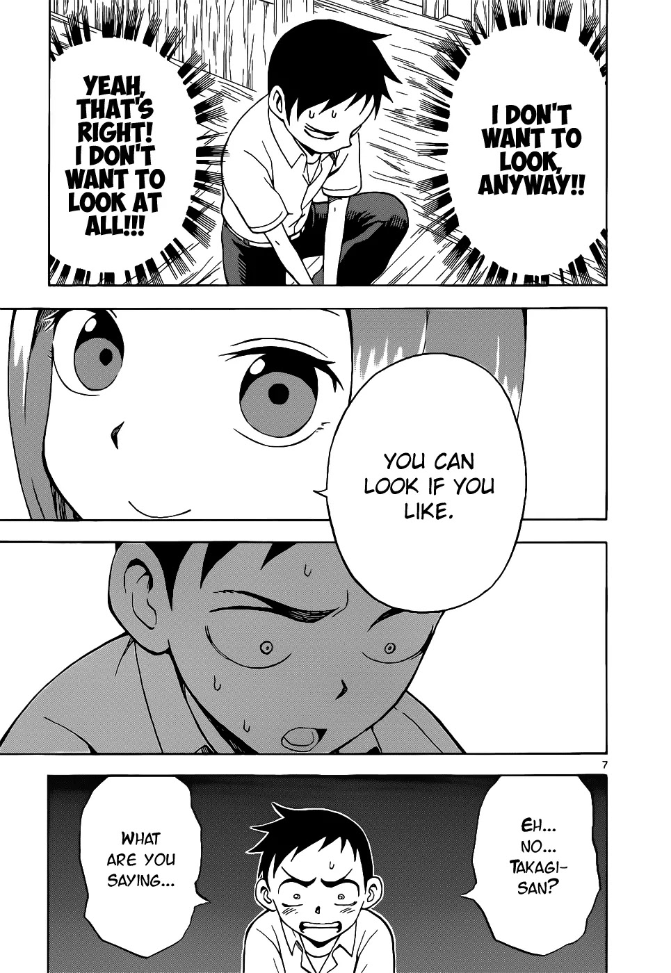 Karakai Jouzu no Takagi-san Chapter 10 page 12 - Chapter 10: Rain Shelter