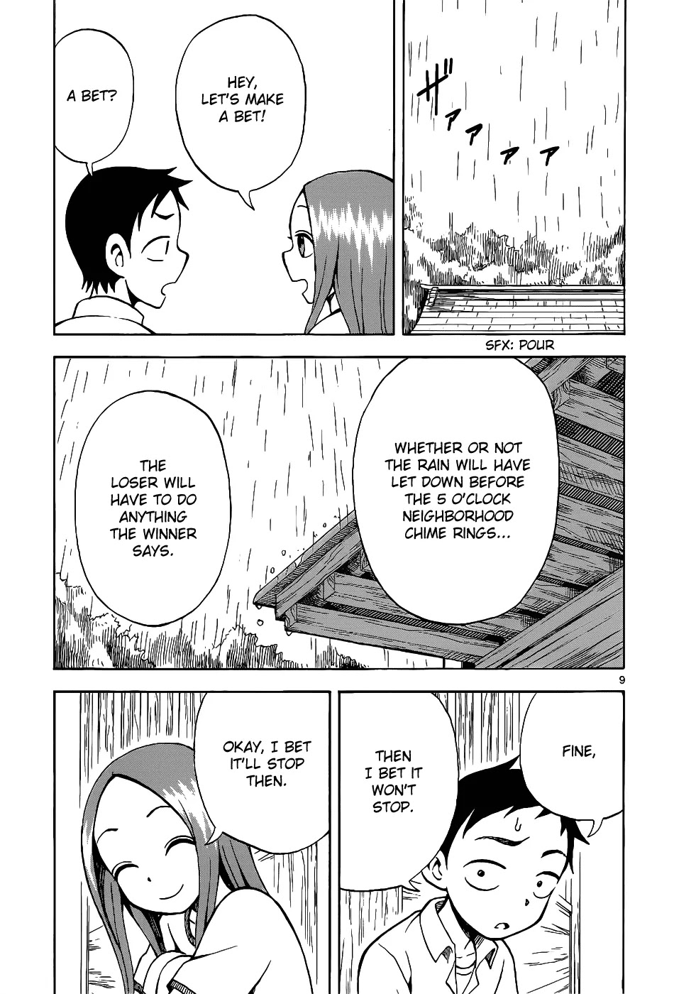 Karakai Jouzu no Takagi-san Chapter 10 page 14 - Chapter 10: Rain Shelter