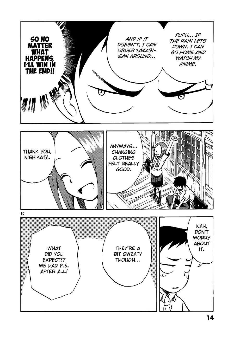 Karakai Jouzu no Takagi-san Chapter 10 page 15 - Chapter 10: Rain Shelter