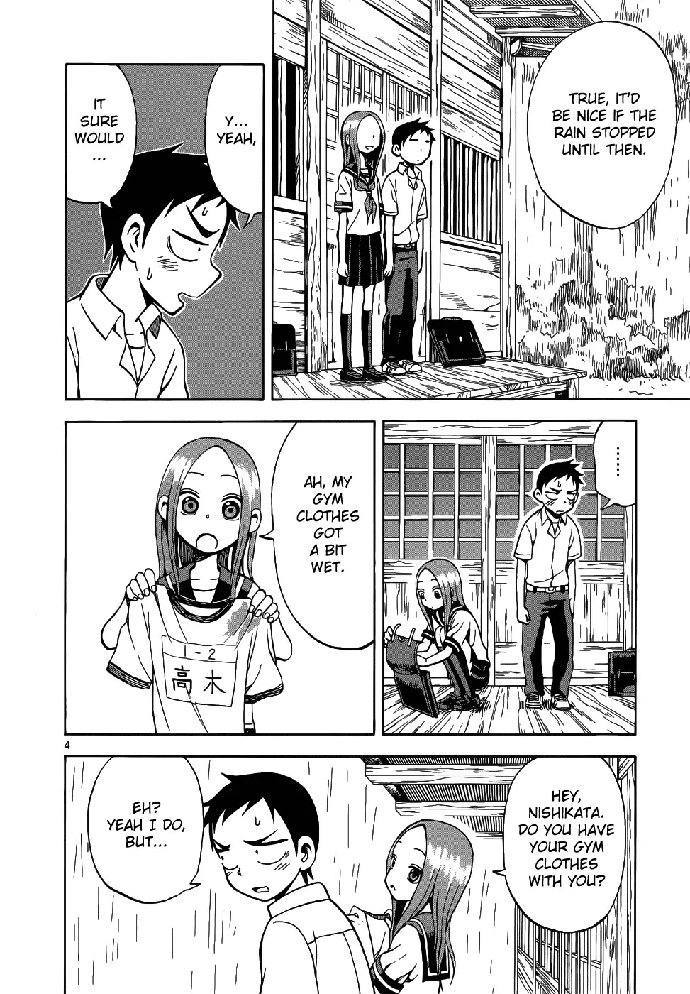 Karakai Jouzu no Takagi-san Chapter 10 page 9 - Chapter 10: Rain Shelter