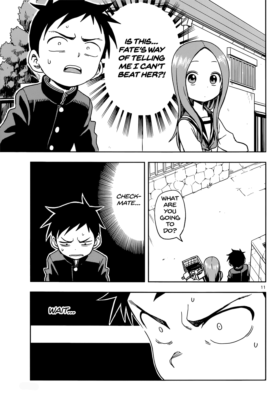 Karakai Jouzu no Takagi-san Chapter 100 page 11 - Chapter 100: Praying